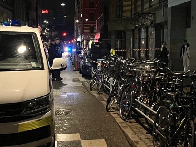 Politiet Afsp Rrer Gade I K Benhavn