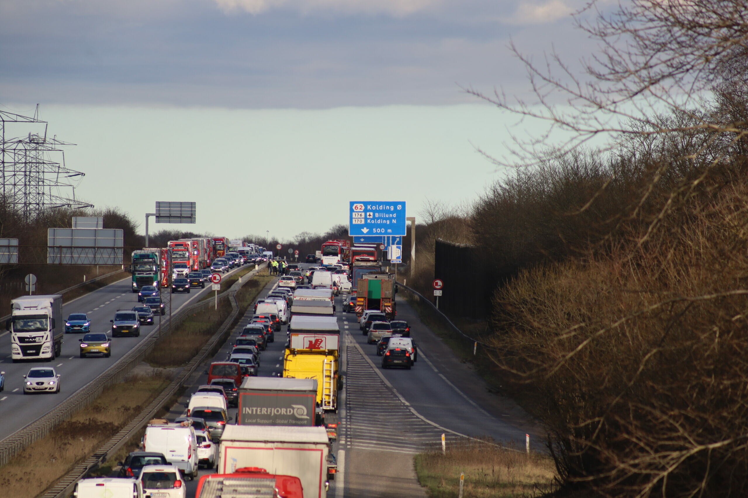 Uheld P S Nderjyske Motorvej Skaber Massiv K