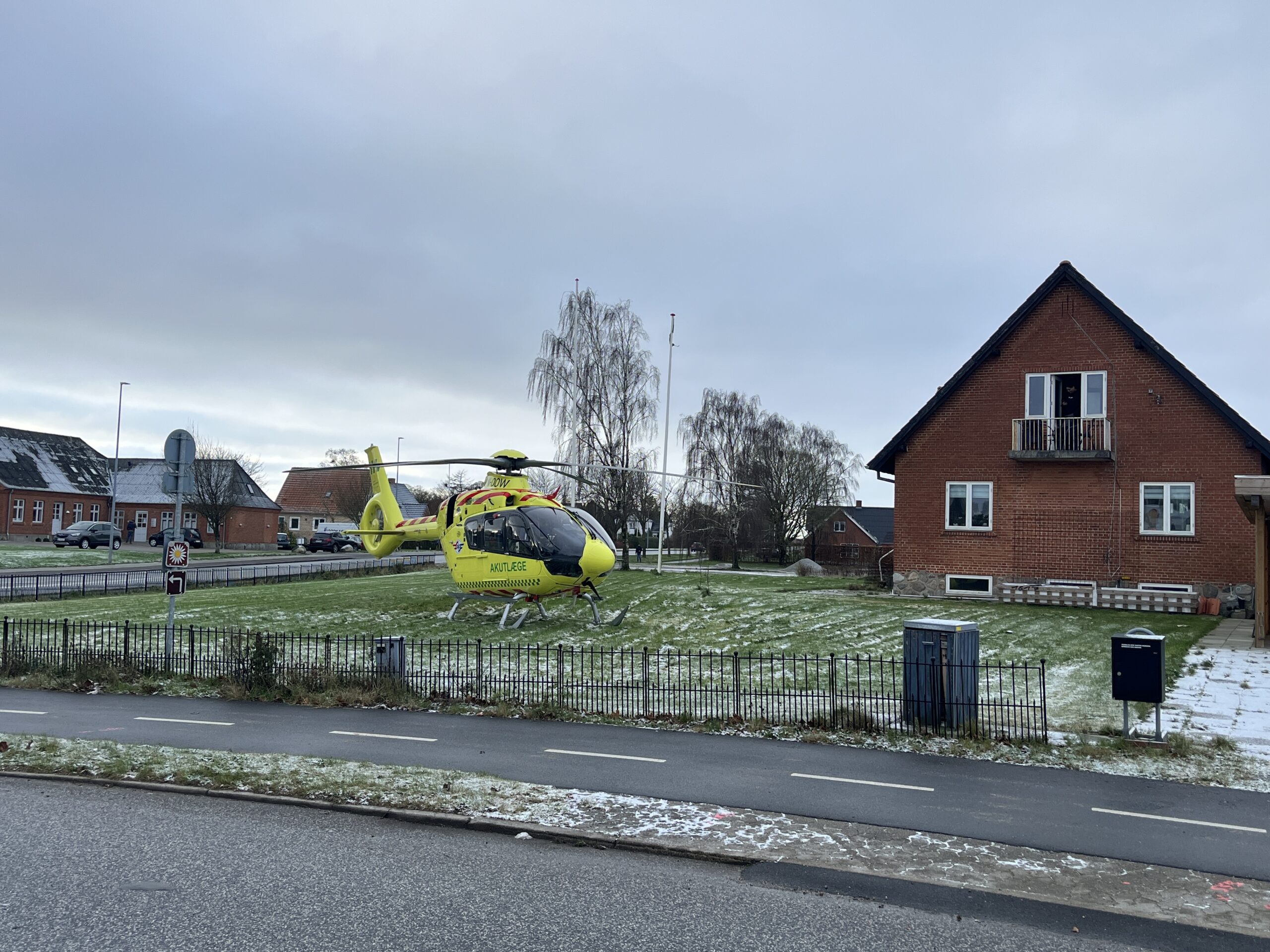 Helikopter til stede Person afgået ved døden