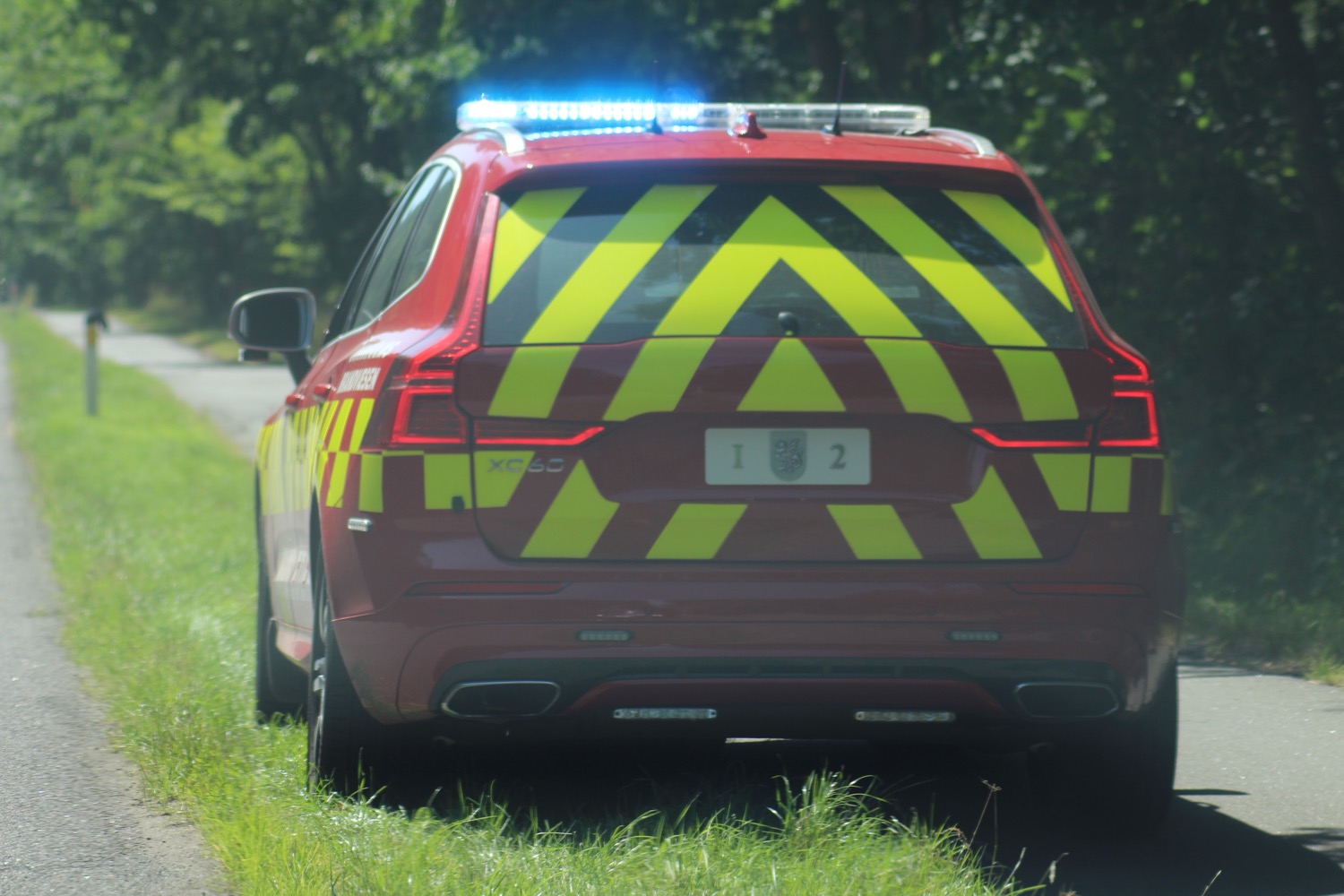 Natur i brand på Bornholm