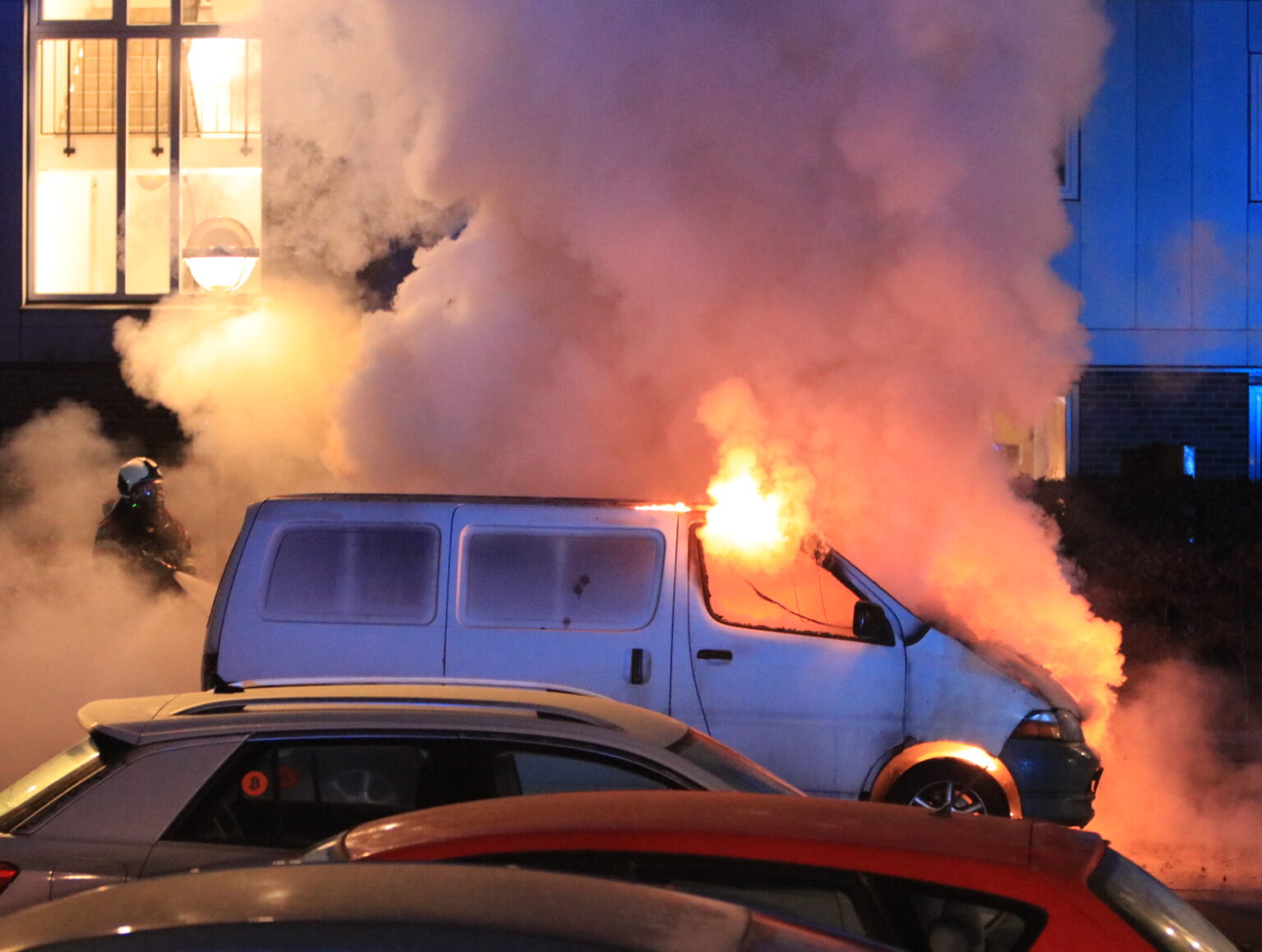 Panserne I Bilerne Bilerne I Brand