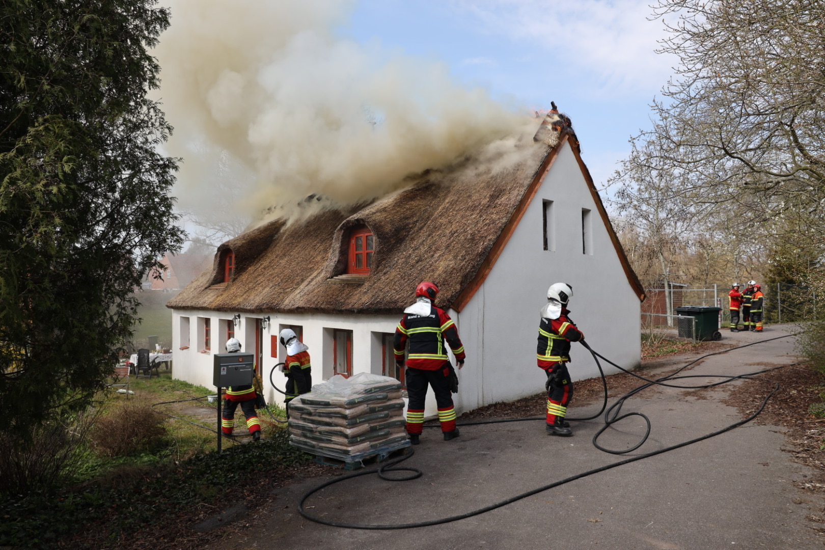 Voldsom Villabrand I Ringsted