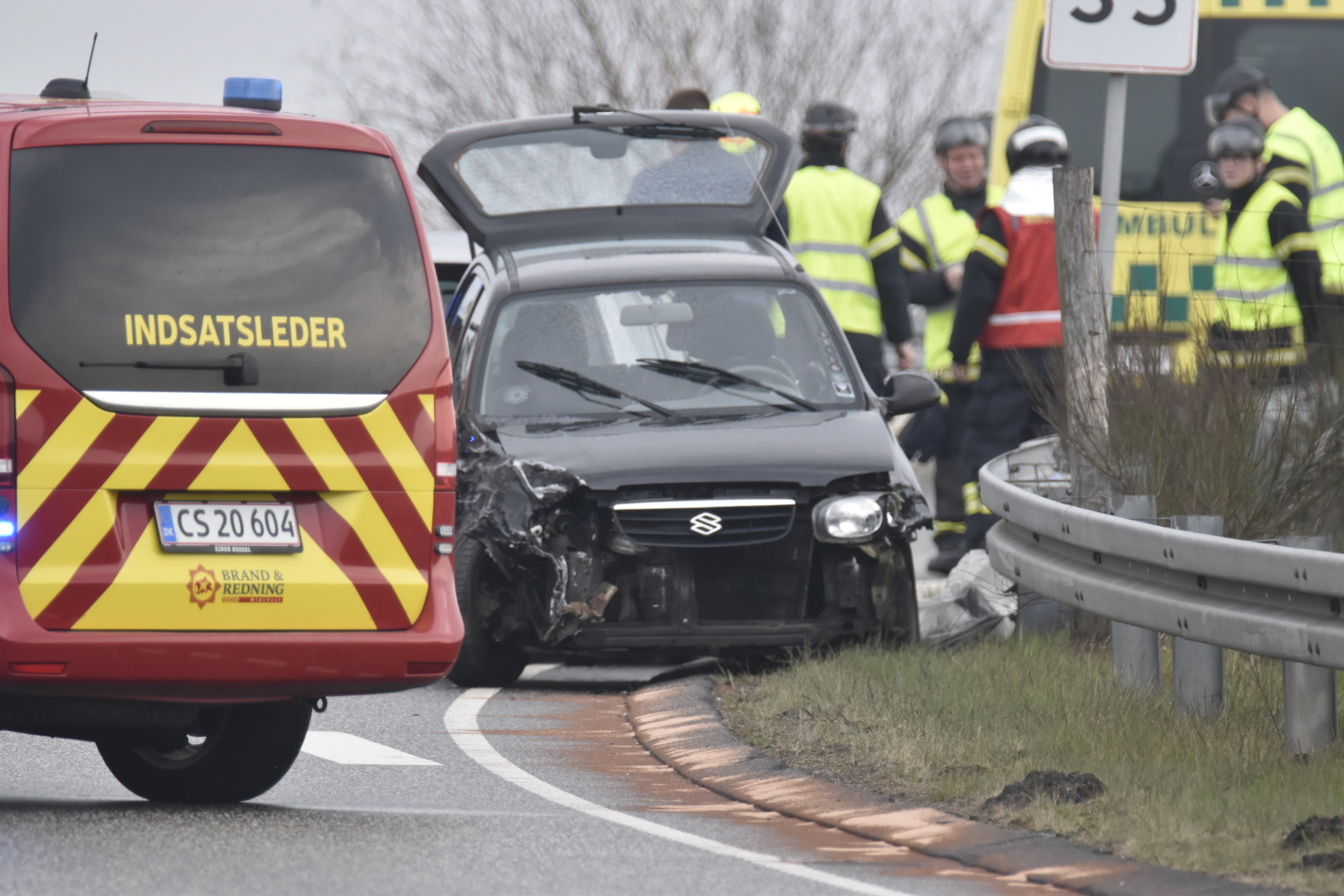 Stoppested Herning Færdselsuheld i Herning