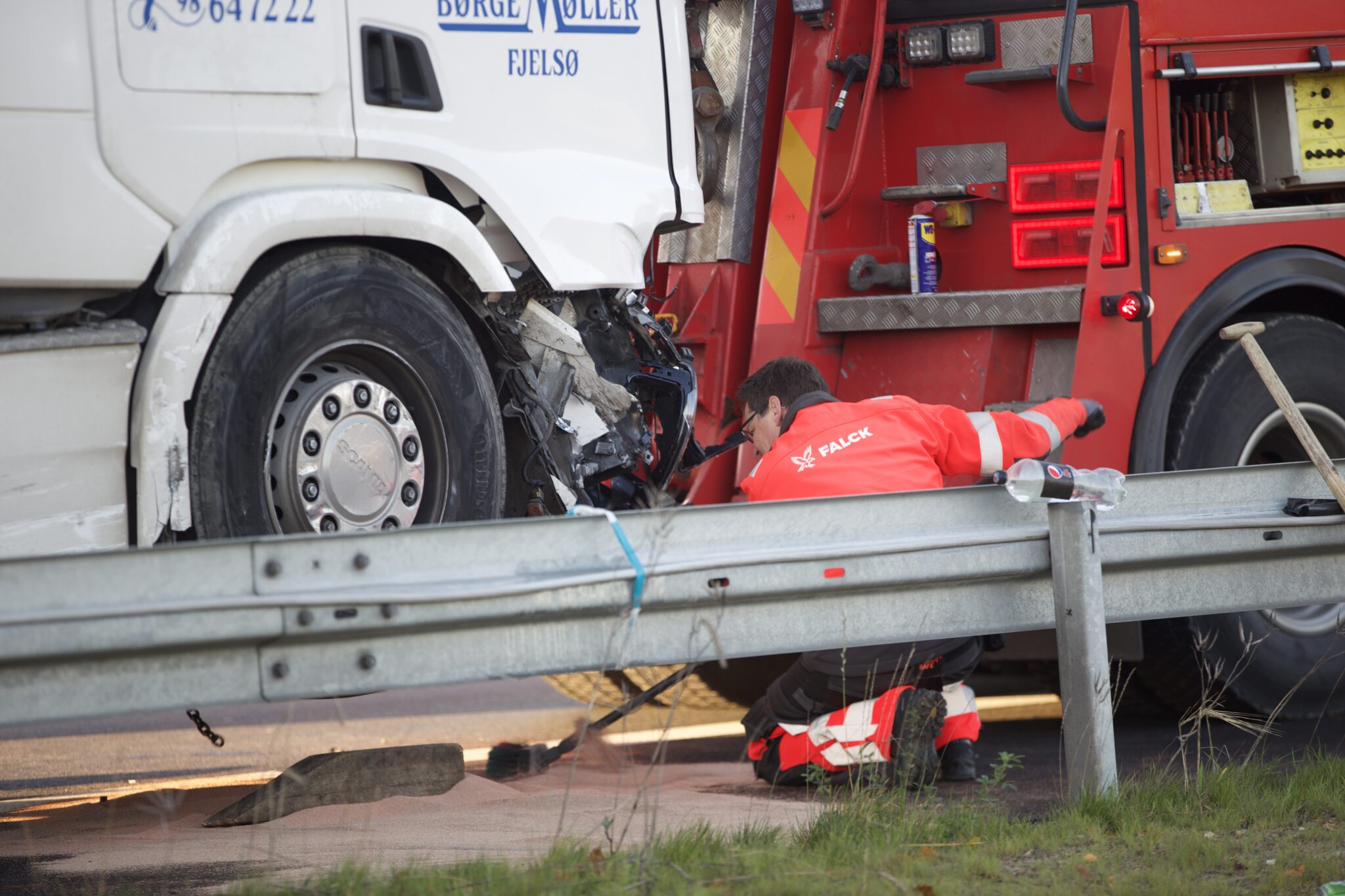 Uheld På Fynske Motorvej Skaber Kø 