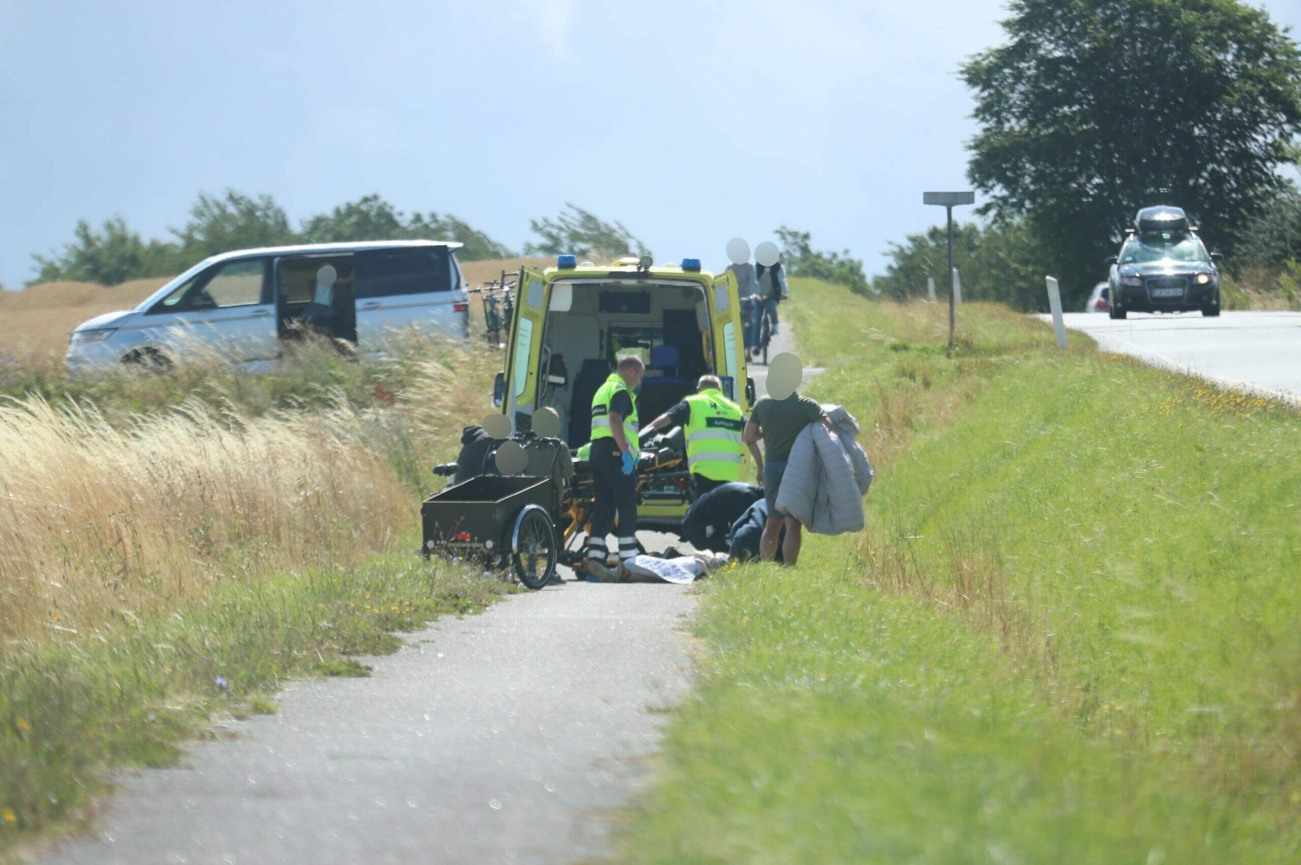 Cyklist i ulykke på Bornholm