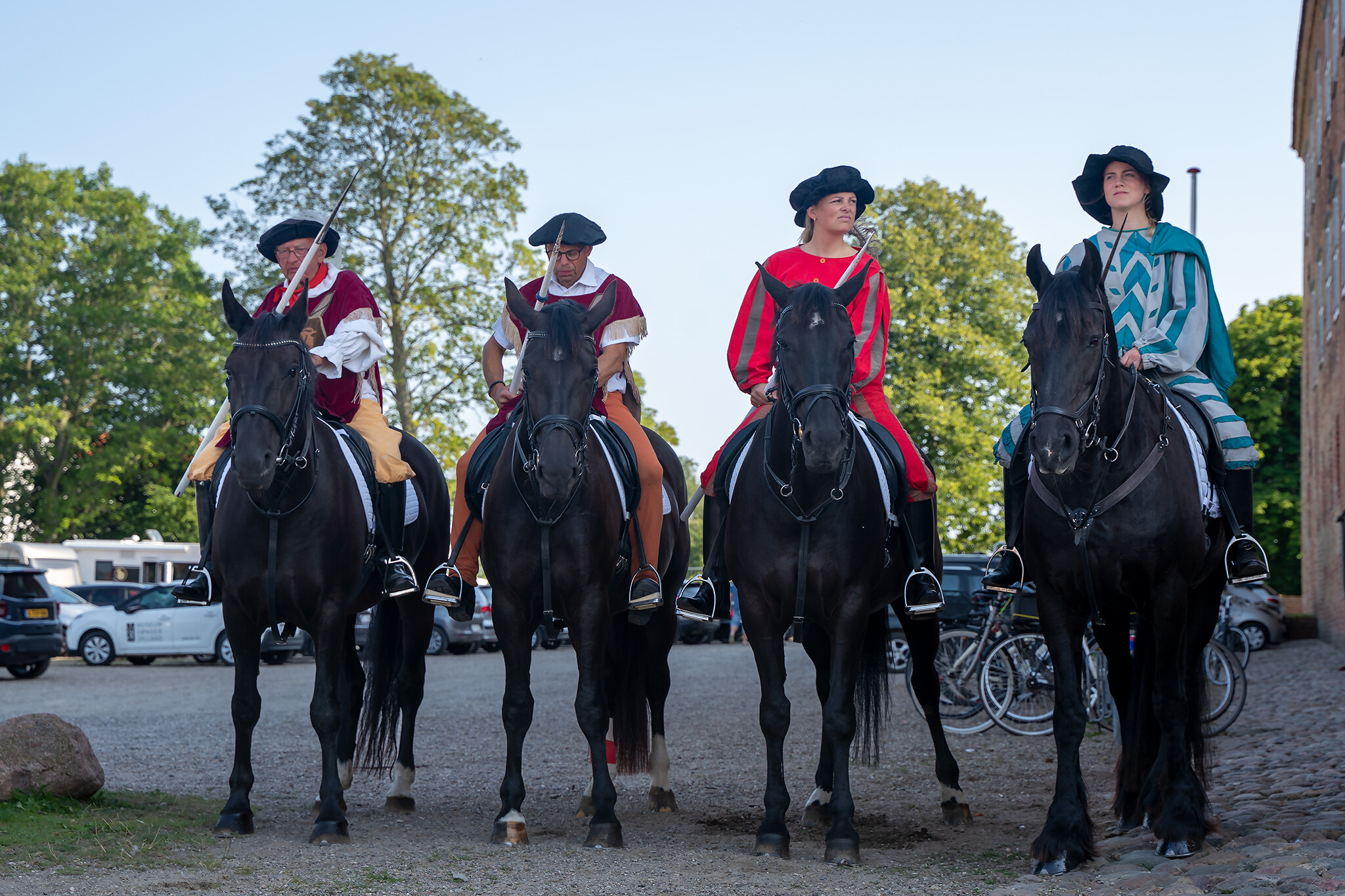 Historisk Ringridning Ved Sønderborg Slot