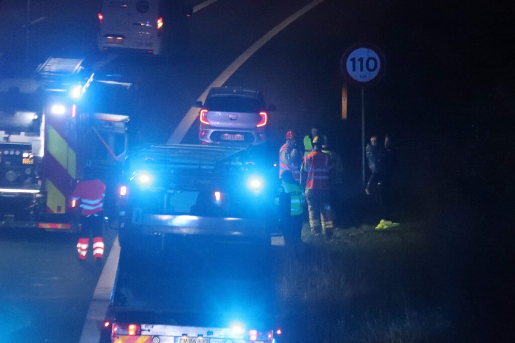 Flere Kilometer Lang Kø På Køge Bugt Motorvejen 