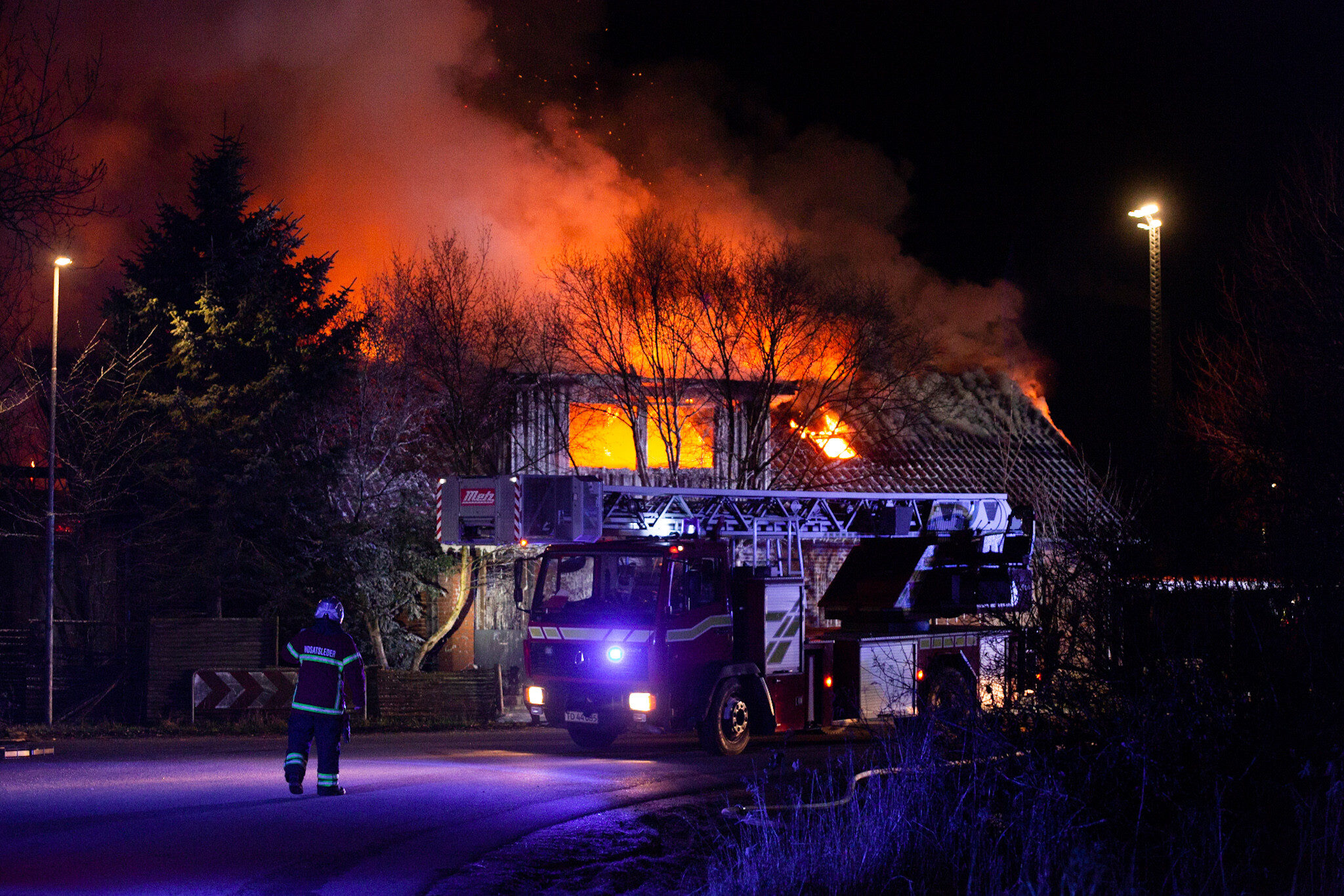 Voldsom Bygningsbrand I Esbjerg - Flere Brande På Kort Tid