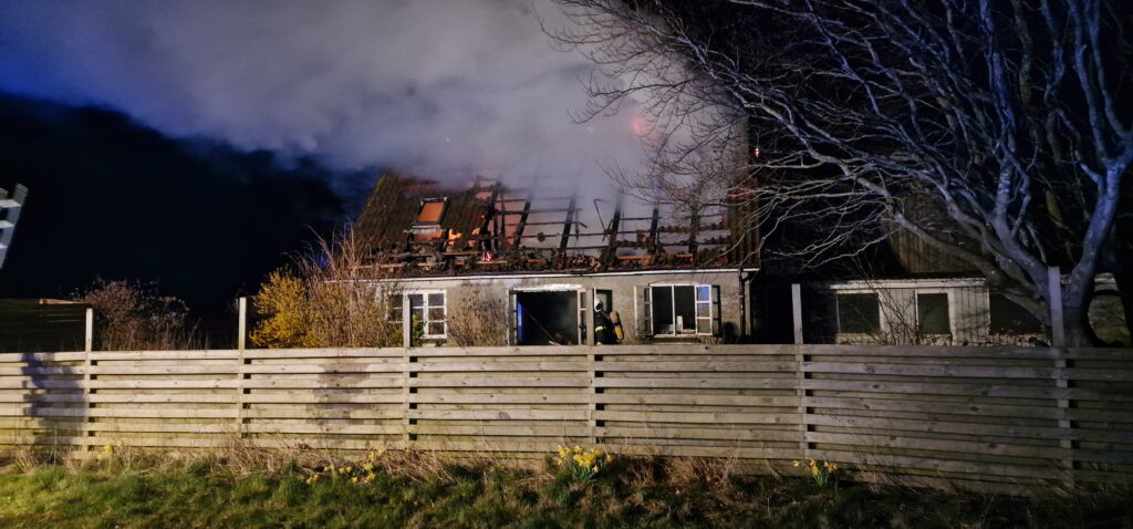 Voldsom Brand På Lolland - Villa Udbrændt