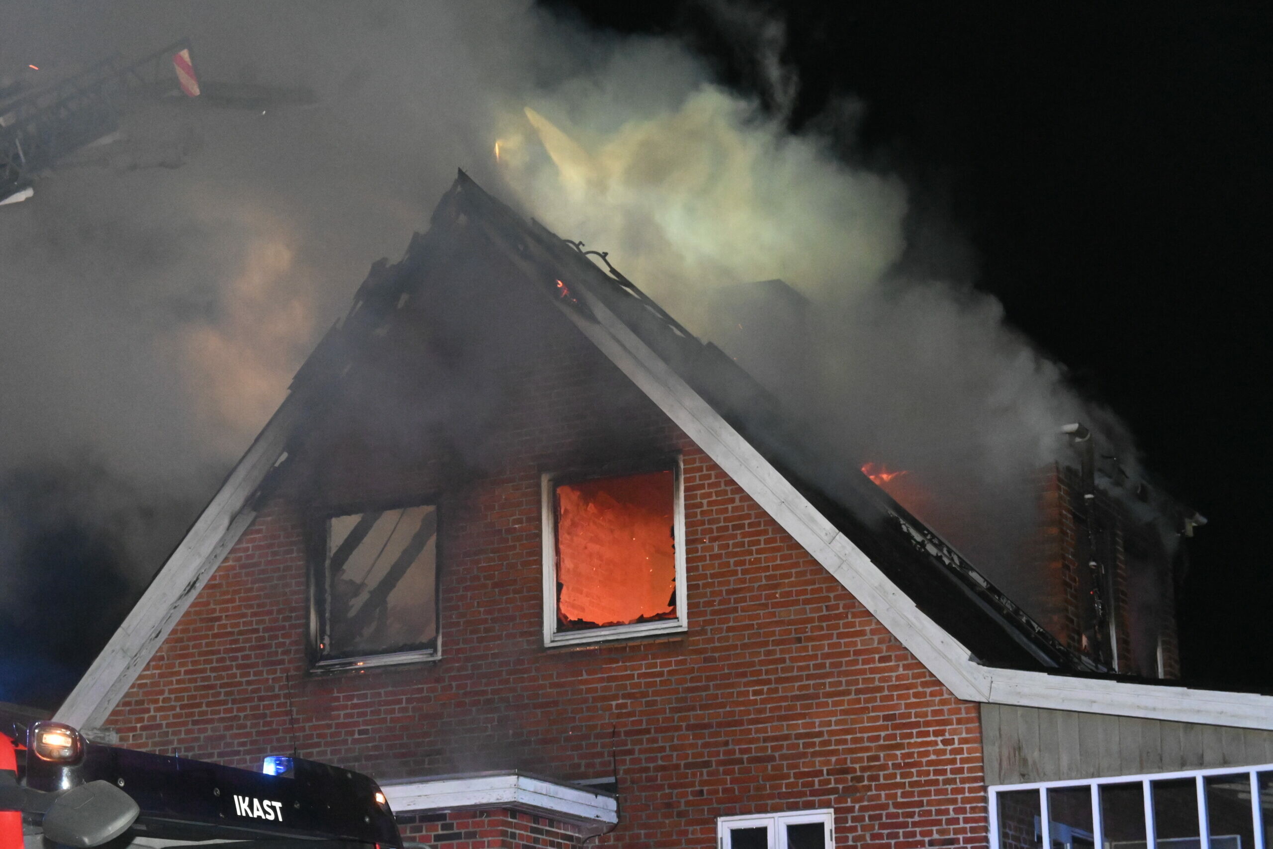 Voldsom Villabrand I Herning