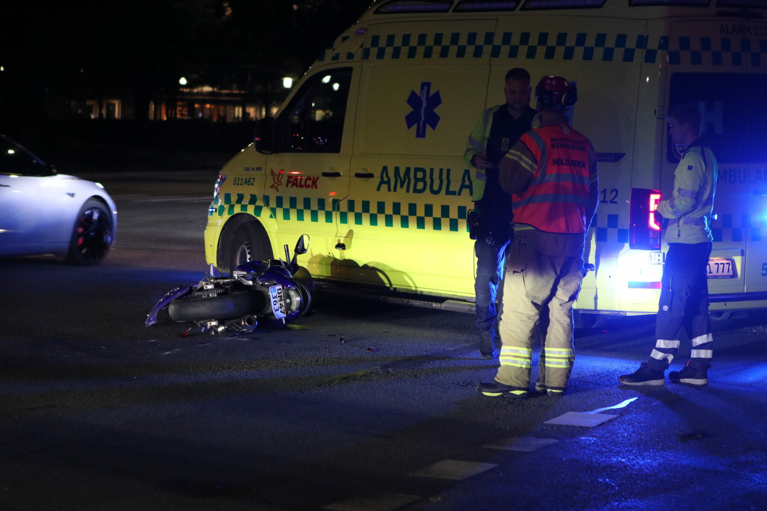 Motorcyklist Kommet Alvorligt Til Skade Efter Uheld Med Bil