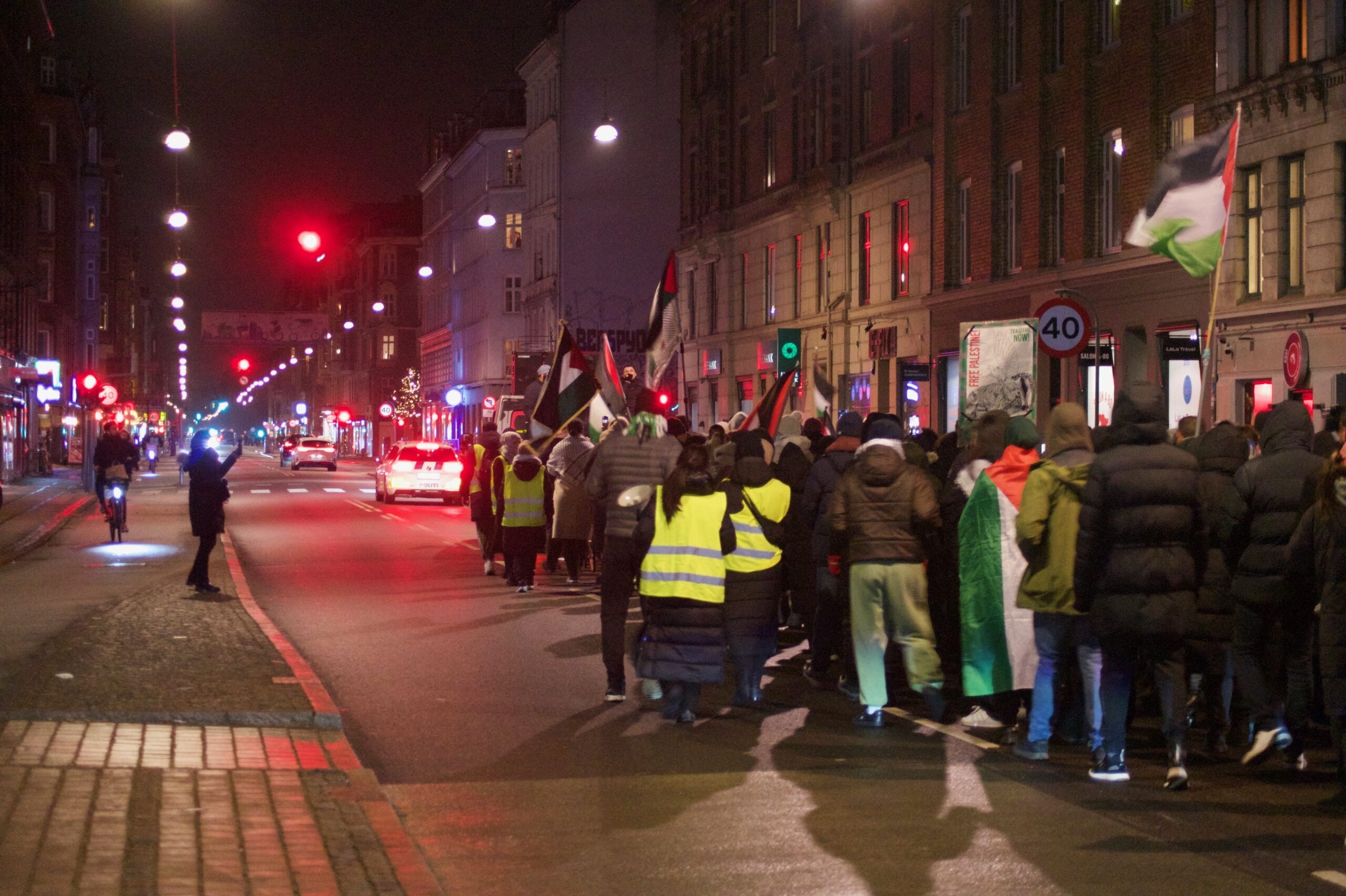 Demonstration på Den Røde Plads