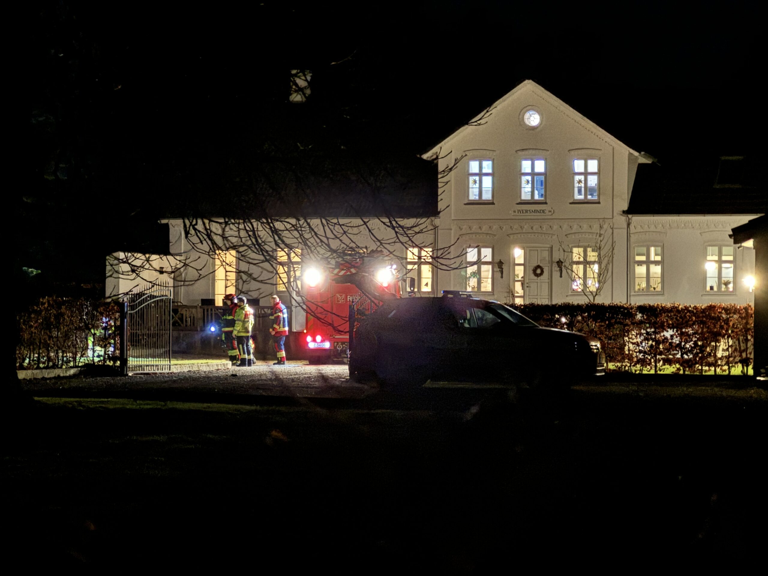 Brandvæsenet Til Stede Ved Villa 