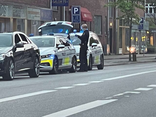 Mindre politiaktion på Frederiksberg