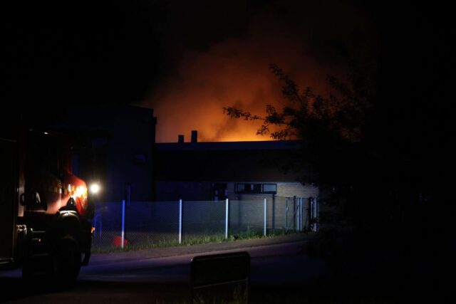 Kraftig brand rasere børnehave i Karup