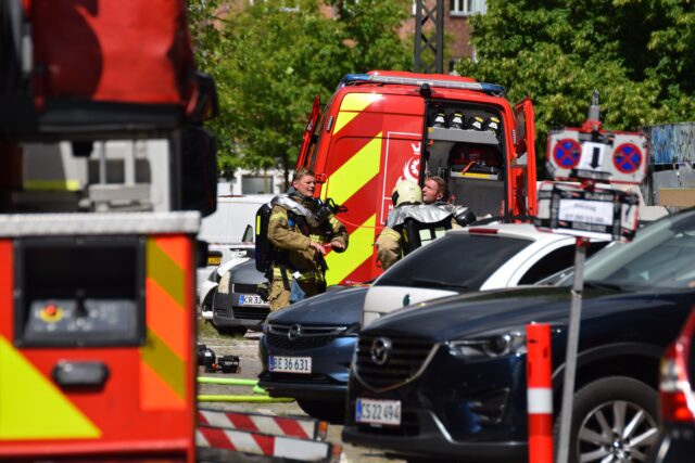 Voldsom lejlighedsbrand midt i København