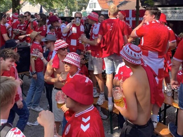 Galleri: Danske fans i München er klar