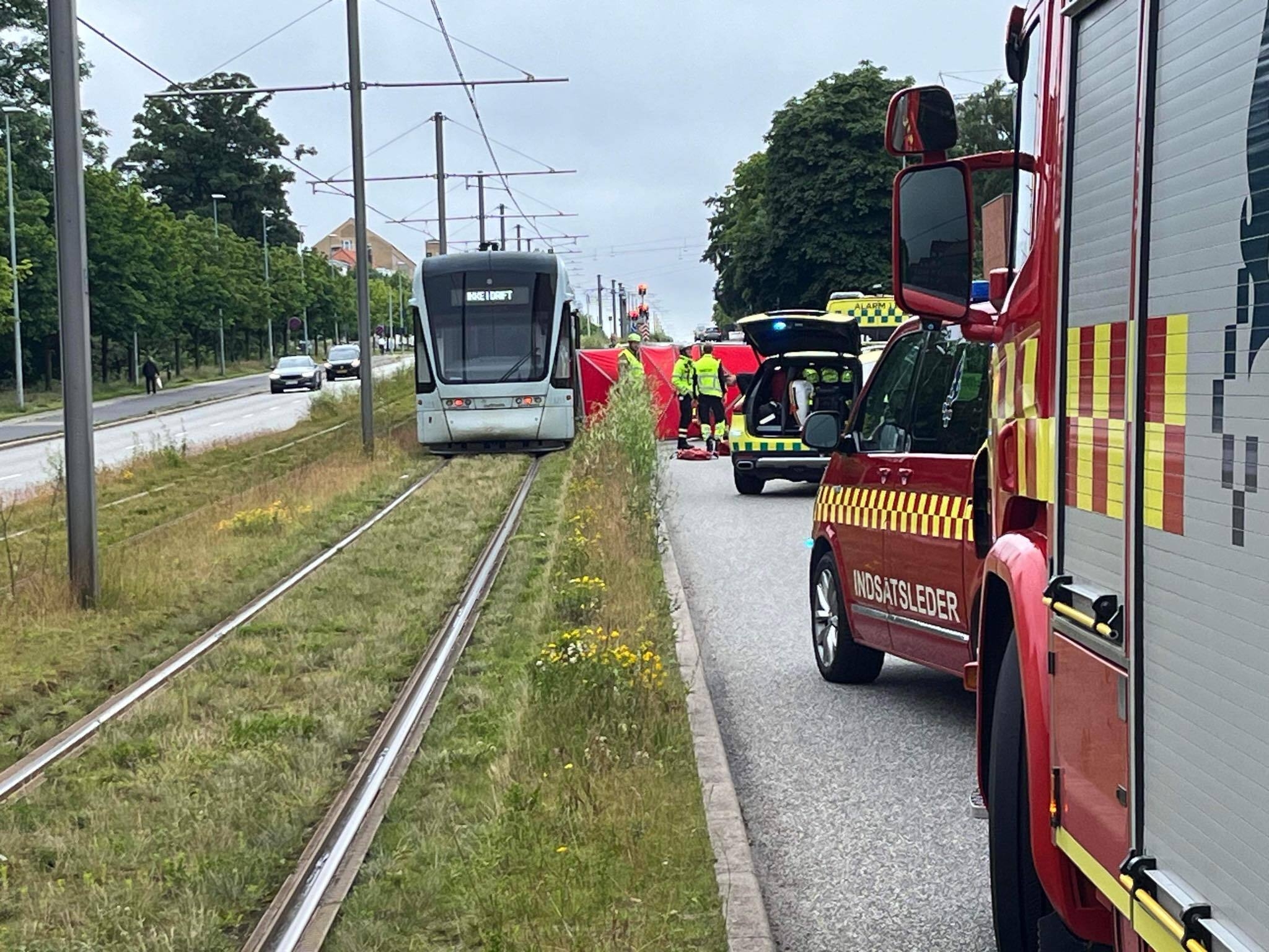 Mand Afgået Ved Døden: Påkørt Af Letbanen