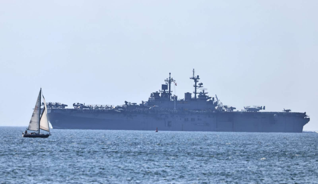 USS Wasp er på vej mod Østersøen. Foto: Presse-fotos.dk