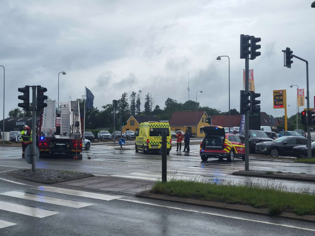 Svenborg: Politi og brandvæsen rykker ud til uheld