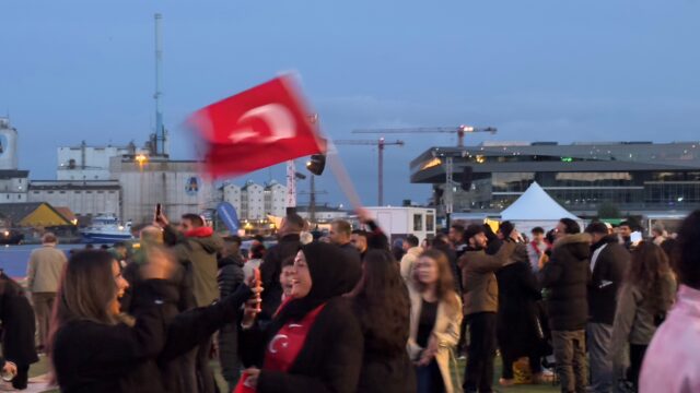 Tyrkiet triumferer: Stor stemning i Aarhus