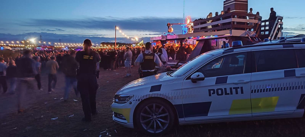 Roskilde Festival havde mandag mange glade deltagere