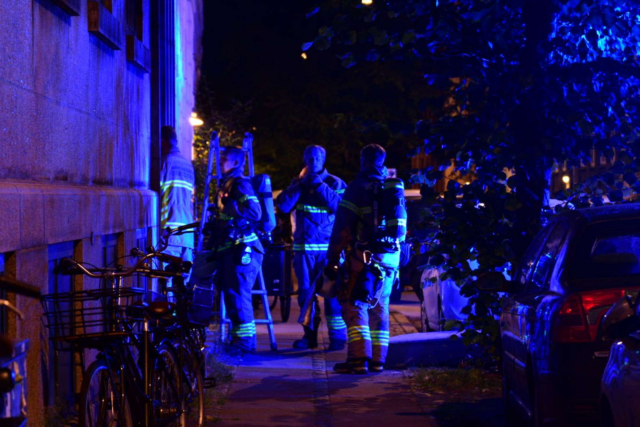 København: Brandvæsenet rykker ud til Dannebrogsgade