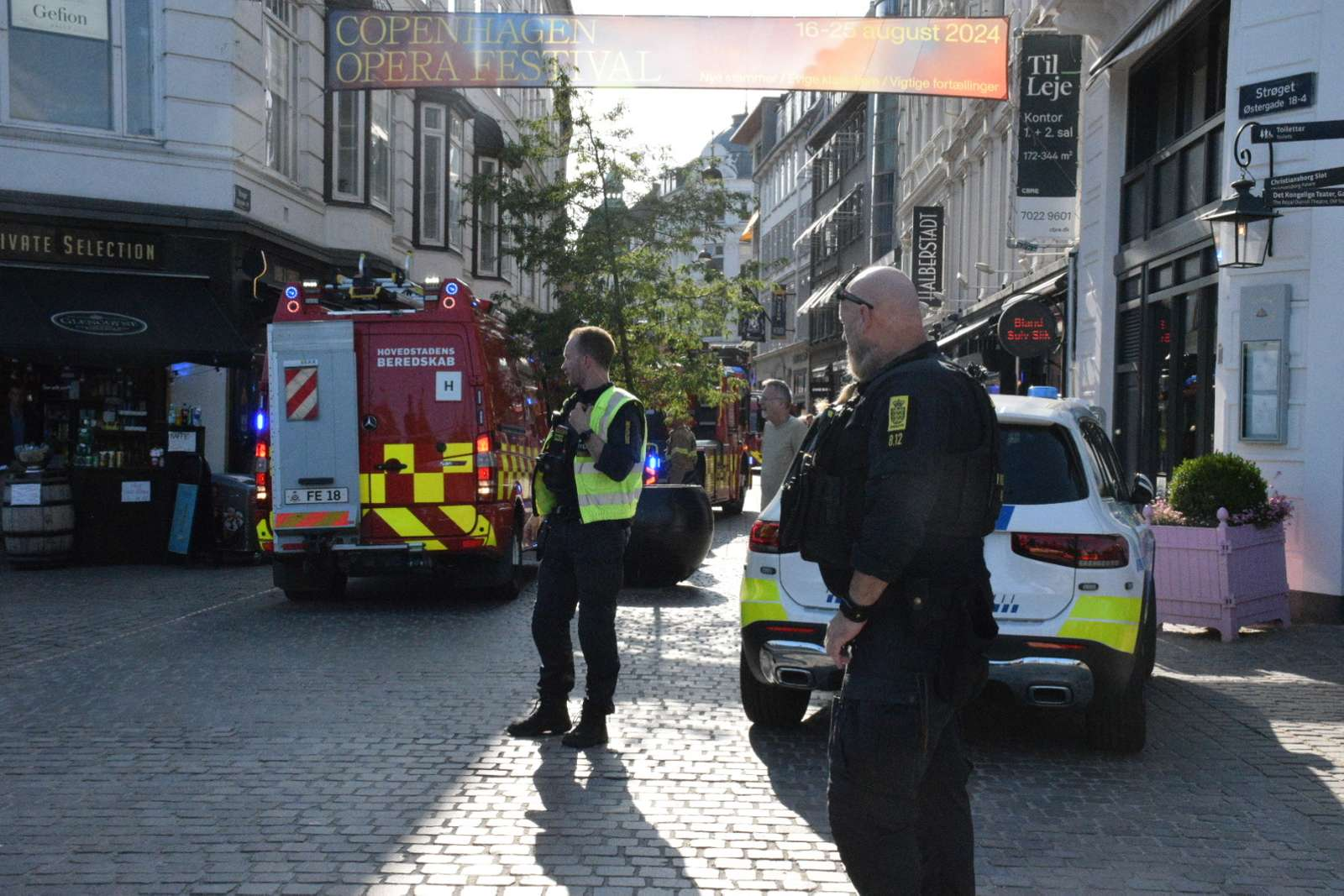 Evakuering af Strøget i København: Meget farlig situation