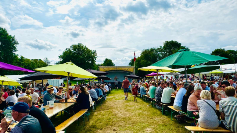 Der var hyggelig stemning til Smidstrup Byfest.