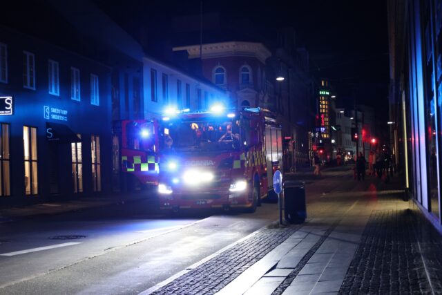 Blå blink omkring Salling Rooftop