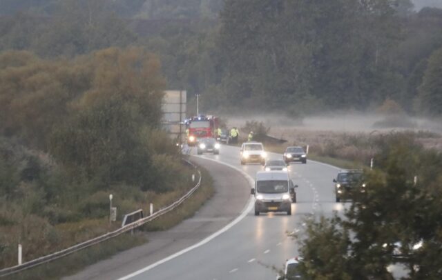 Uheld skaber trafikale udfordringer i morgentrafikken