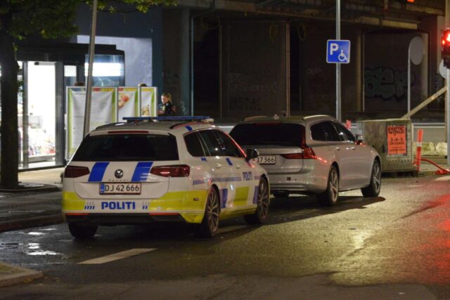 Politiet fremme på station