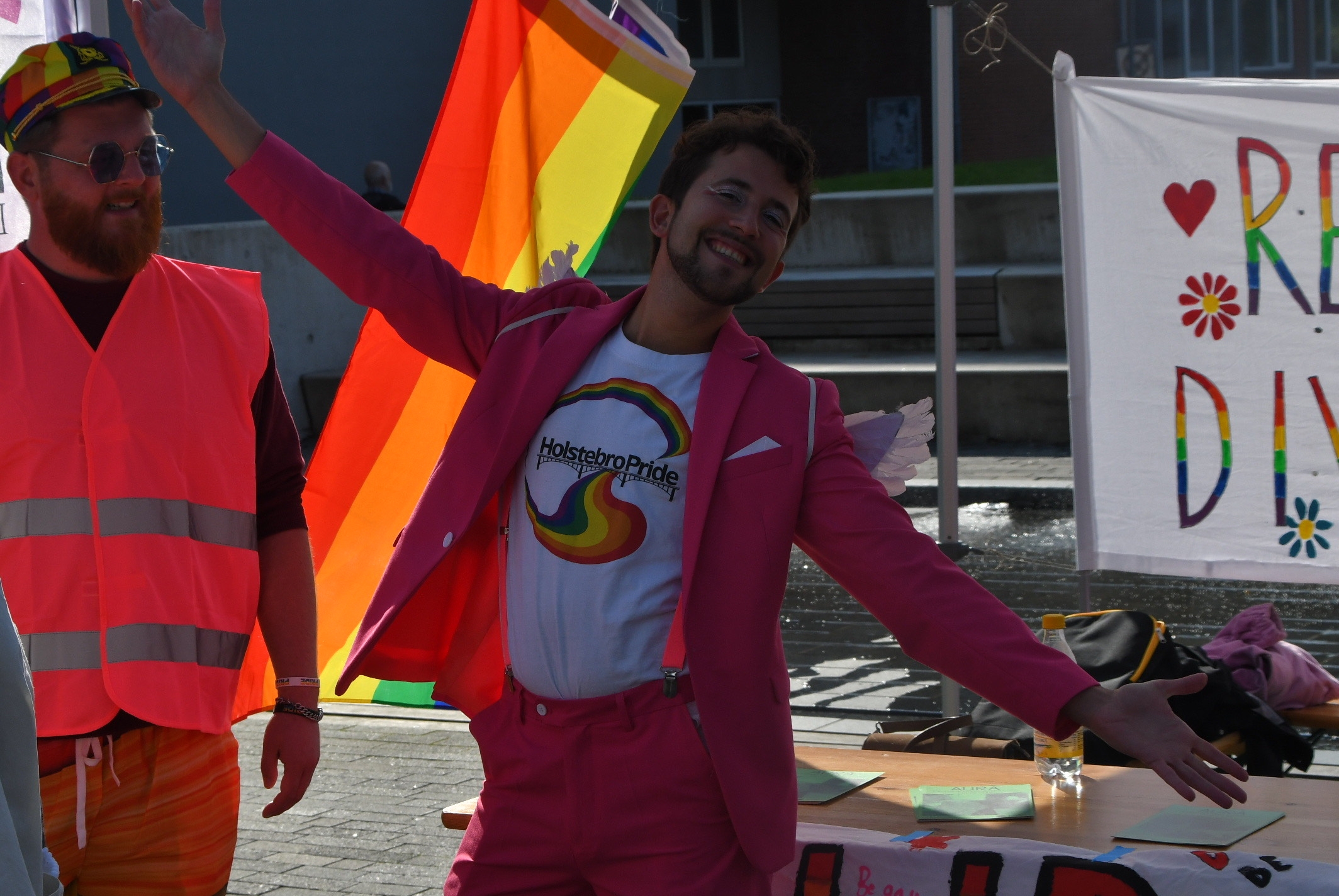 Der var mange mennesker til Pride Holstebro.