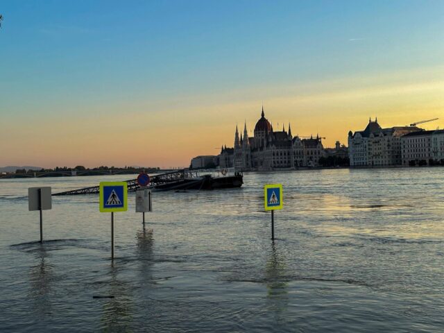 Vandstanden i Donau når højeste niveau i ti år