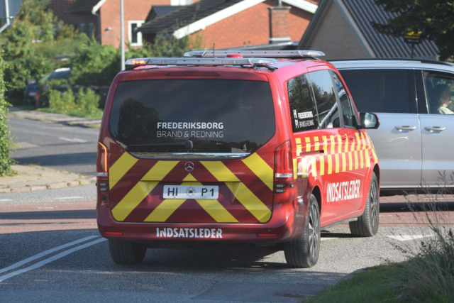 Bygningsbrand på Sjælland