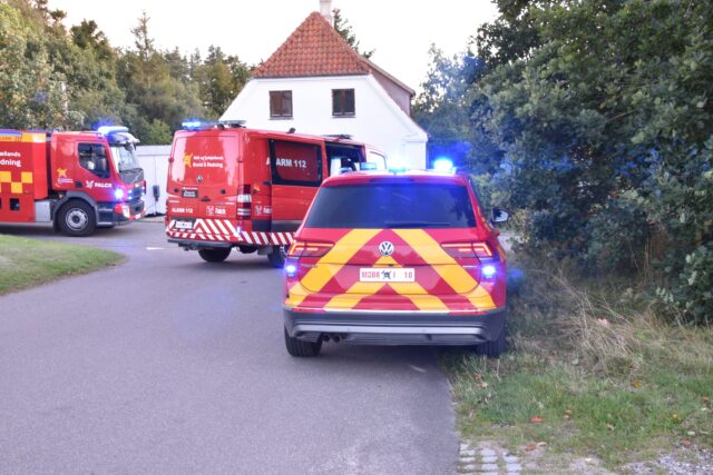 Brand på villavej