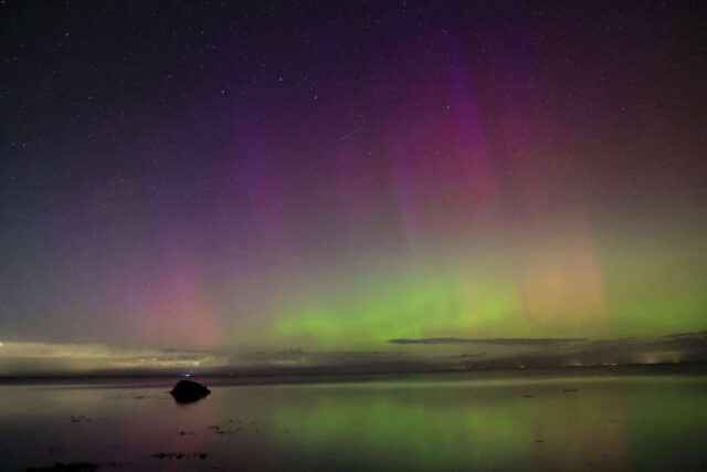 Se de flotte fotos: Nordlys over Danmark