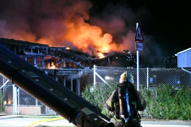 Voldsom skolebrand: Går ud over SFO