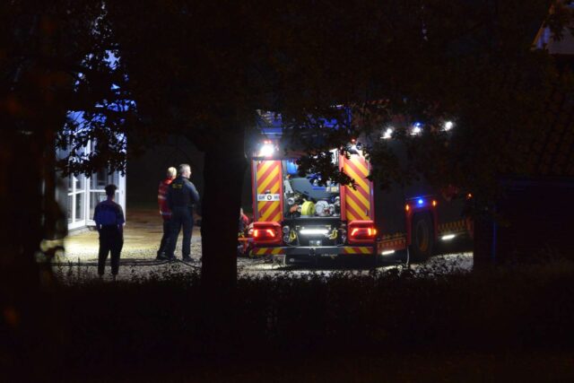 Melding om brand i bygning