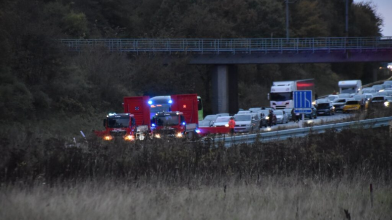 Afspærring af motorvej