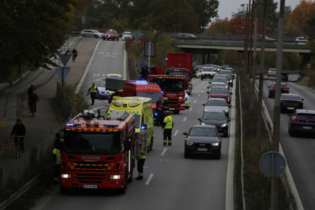 Færdselsuheld på Helsingørmotorvej