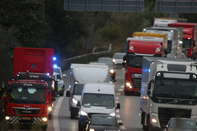 Forlænget rejsetid: Flere motorvejsuheld skyld i lang kø