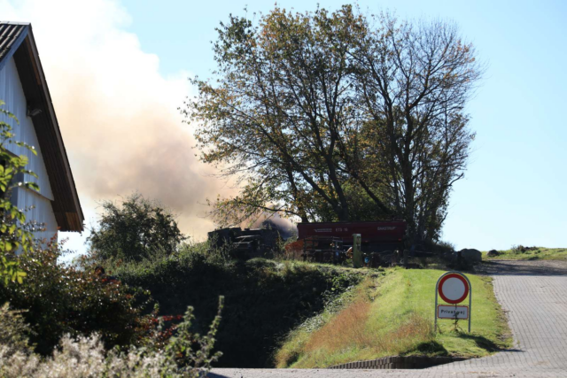 Østjylland: Brand i landbrugsredskab