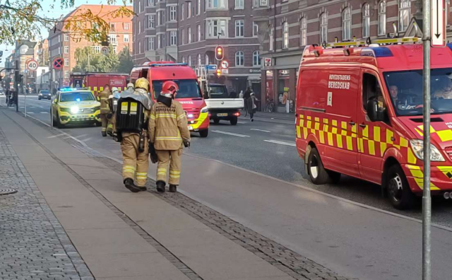 Kendt københavnsk bageri i brand