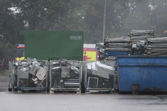 Containerbrand udvikler sig: Nu melder politiet ud