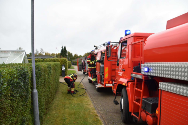 Udrykning til villakvarter: Madlavning går helt galt