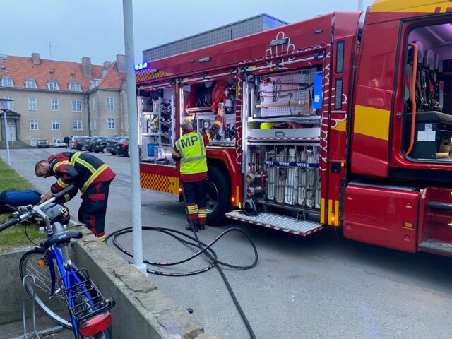 Brandvæsnet rykker ud til ‘Slottet’