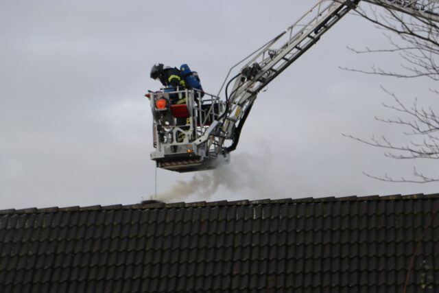 Skorstensbrand brudt ud