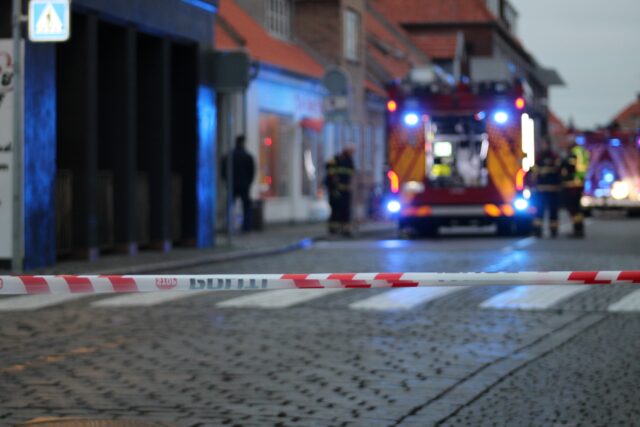 Brand opstår i køkkenet til Café