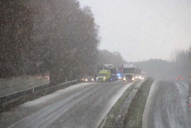 Endnu et alvorligt uheld i snevejret